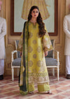 MEENAH Festive Embroidered Lawn Dress with Digital Printed Pure Tissue Silk Dupatta from ELAF's "ELAF EID EDIT" 2024 Collection.